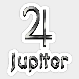 Tin Jupiter Sticker